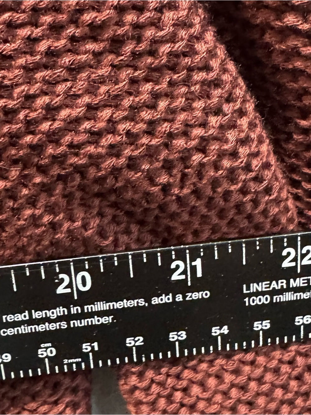 Umgee Ruffle-Front Open Cardigan Sweater - Rust Brown - Picture 8 of 8